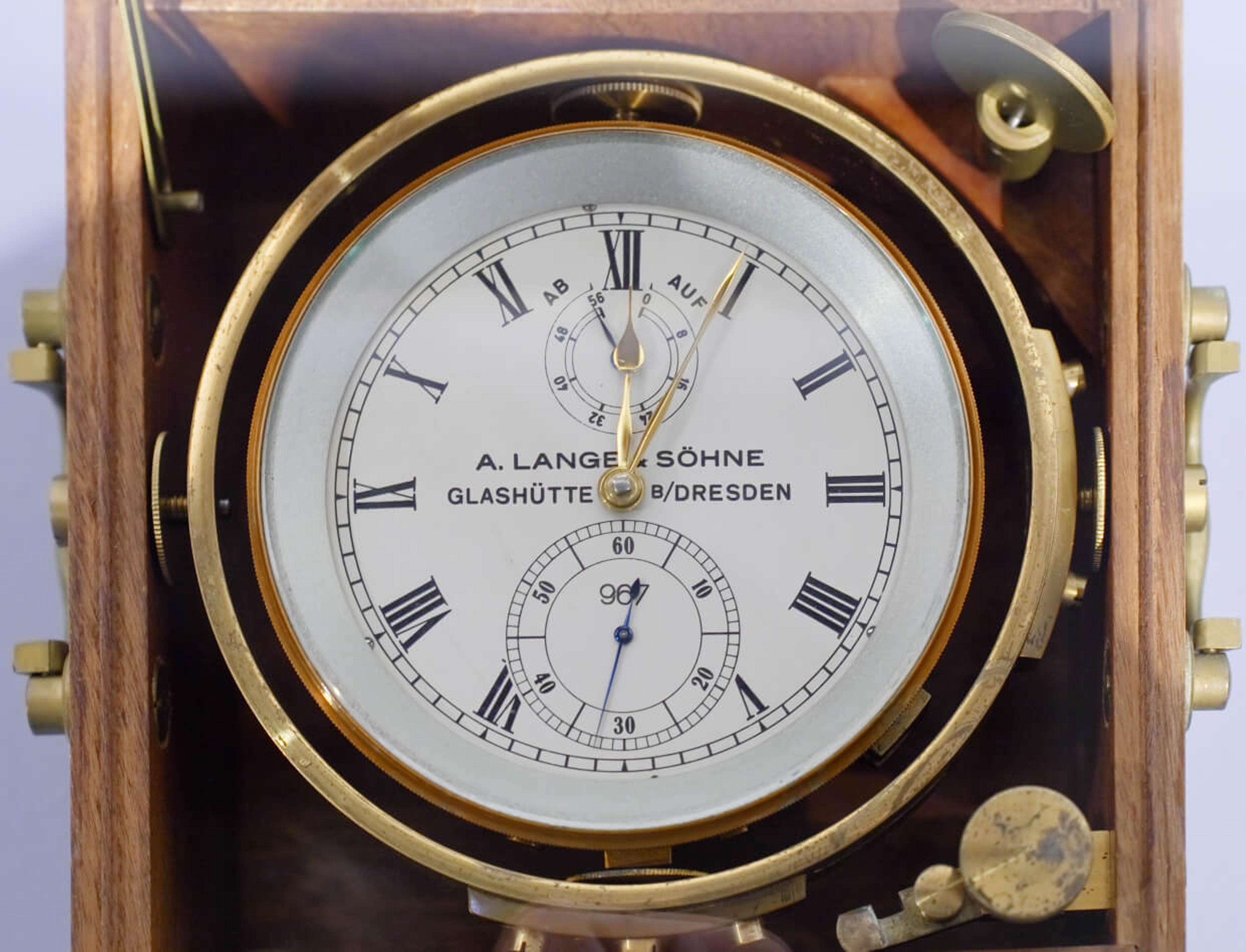 Marine-Chronometer der Firma A. Lange & Soehne Glashütte from 1948